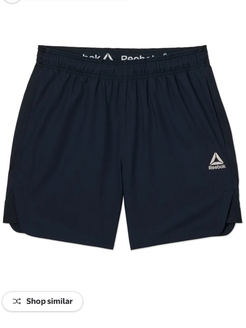 Reebok Men’s Navy Athletic Shorts